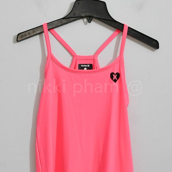NEW Hurley Youth Girls dress in  pink size L(14/16) - Picture 2 of 3